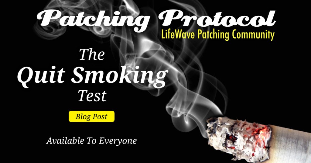 Patching Protocol The Quit Smoking Test Patching Protocol
