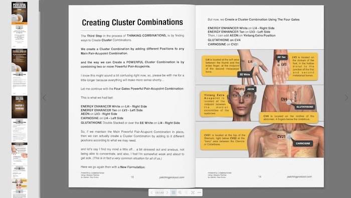 Lifewave Patches Powerful Combinations Book - Creating Cluster Combinations