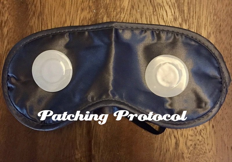 Patching Protocol Eye Mask with Patches Patching Protocol